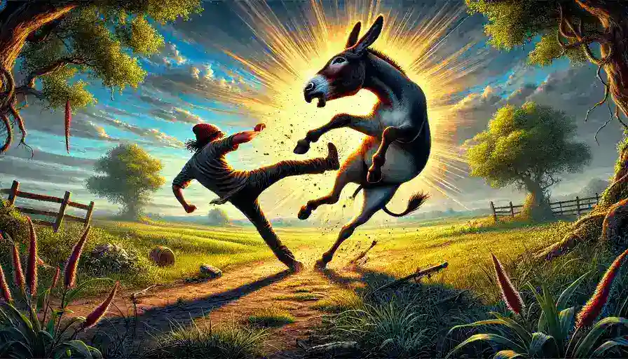 Dream About Being Kicked by Donkey
