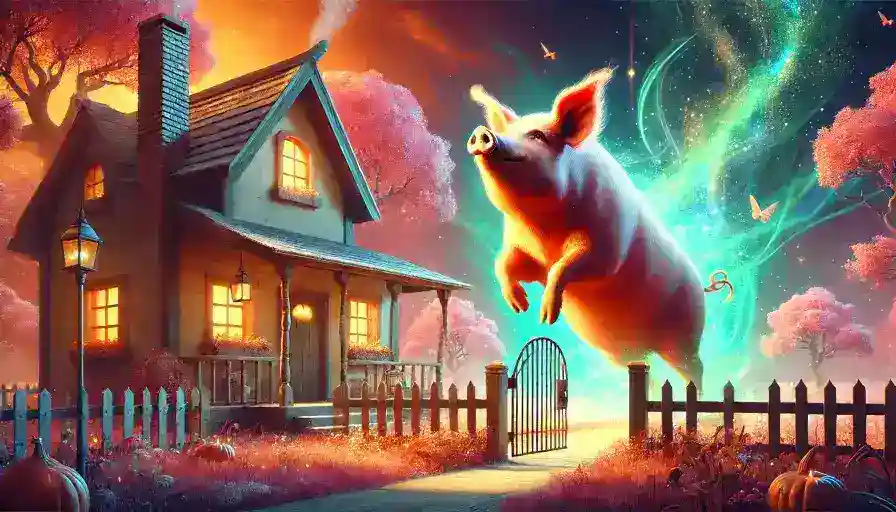 Dream About Giant Pig Running Into House