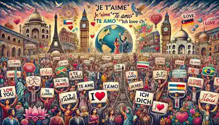Expressing love in different languages